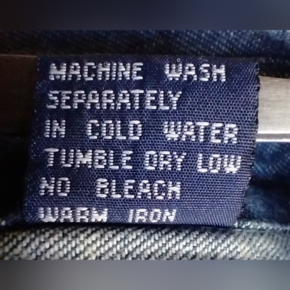 AMRAV MEN'S SIZE XL BLUE DENIM SHIRT/SHACKET LONG SLV NATIVE AMERICAN DESIGN - Picture 8 of 8